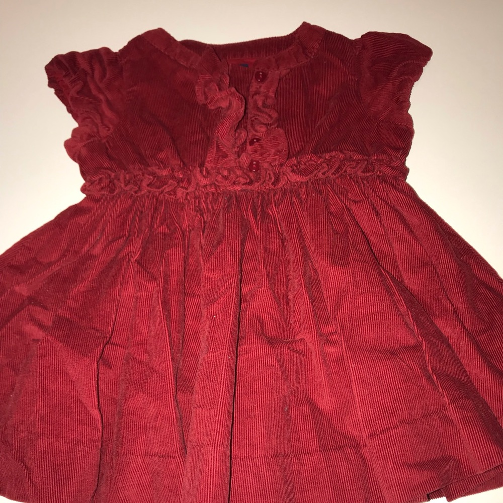 Red gap dress